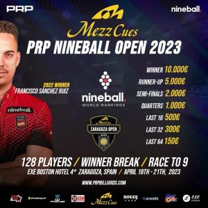 PRP Nineball Open 2023